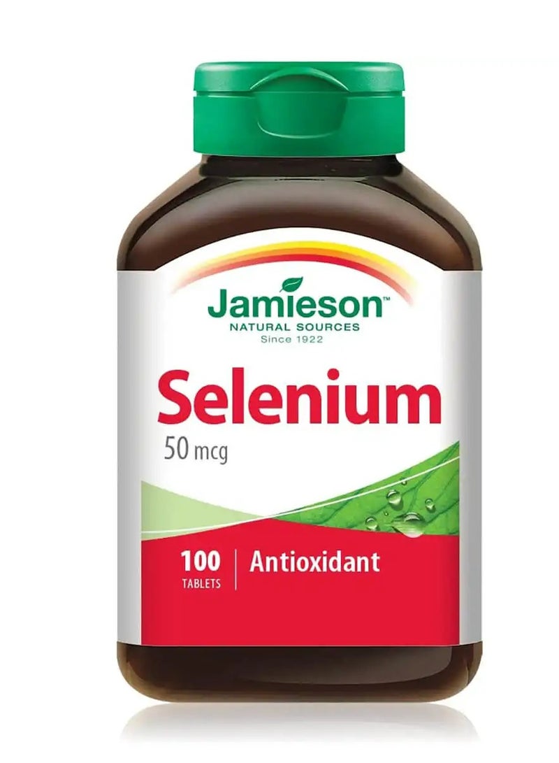Jamieson Selenium 50 mg 100 Tablets - Image 1