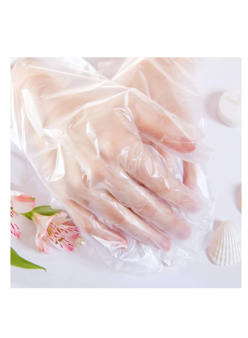 SYOSI Counts Paraffin Wax Liners Elastic Opening Insulated Mitts Sock Liners for Hands Feet Hot Wax Bath Heated SPA Therapy Wax Care Treatment Paraffin Wax Warmer Machine 200PCS - Image 3