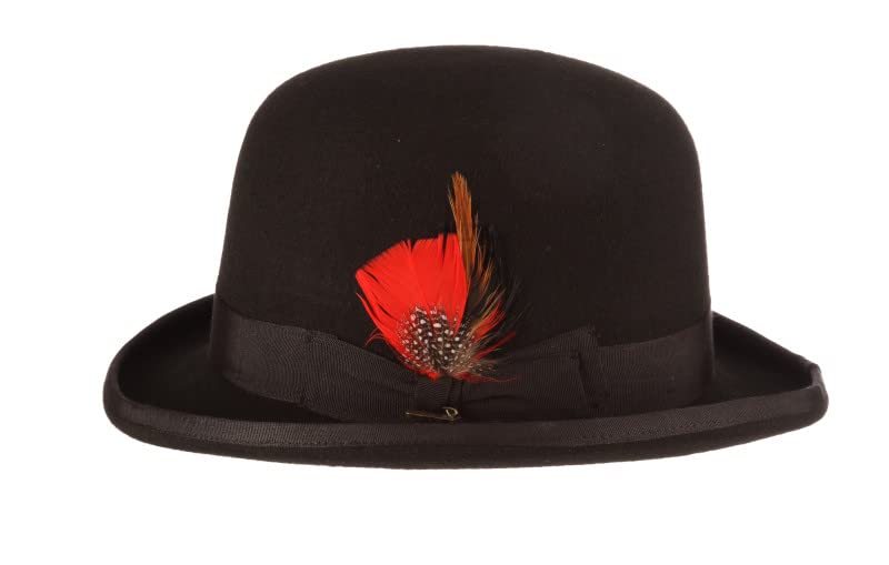 Scala Men's Wool Felt Derby Hat, Black, X-Large - Image 2