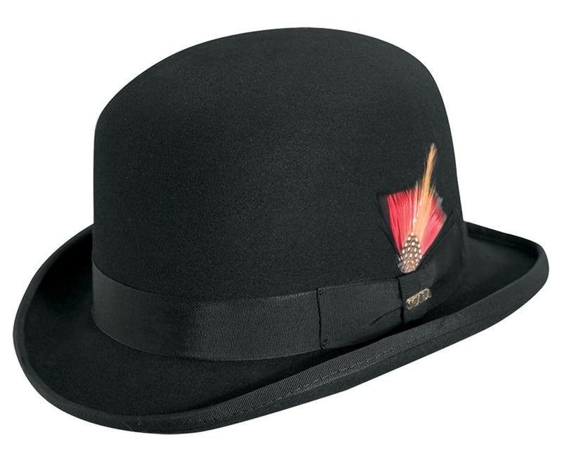 Scala Men's Wool Felt Derby Hat, Black, X-Large - Image 5