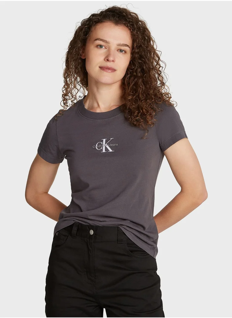 Calvin Klein Jeans Crew Neck Logo T-Shirt