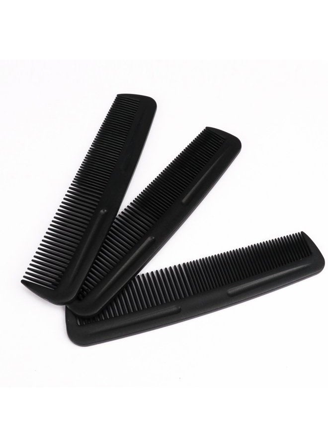 Cubaco 5 inch Hair Comb Pocket Size Comb Perfect for Travelling, Black (20 Pack) - Image 5