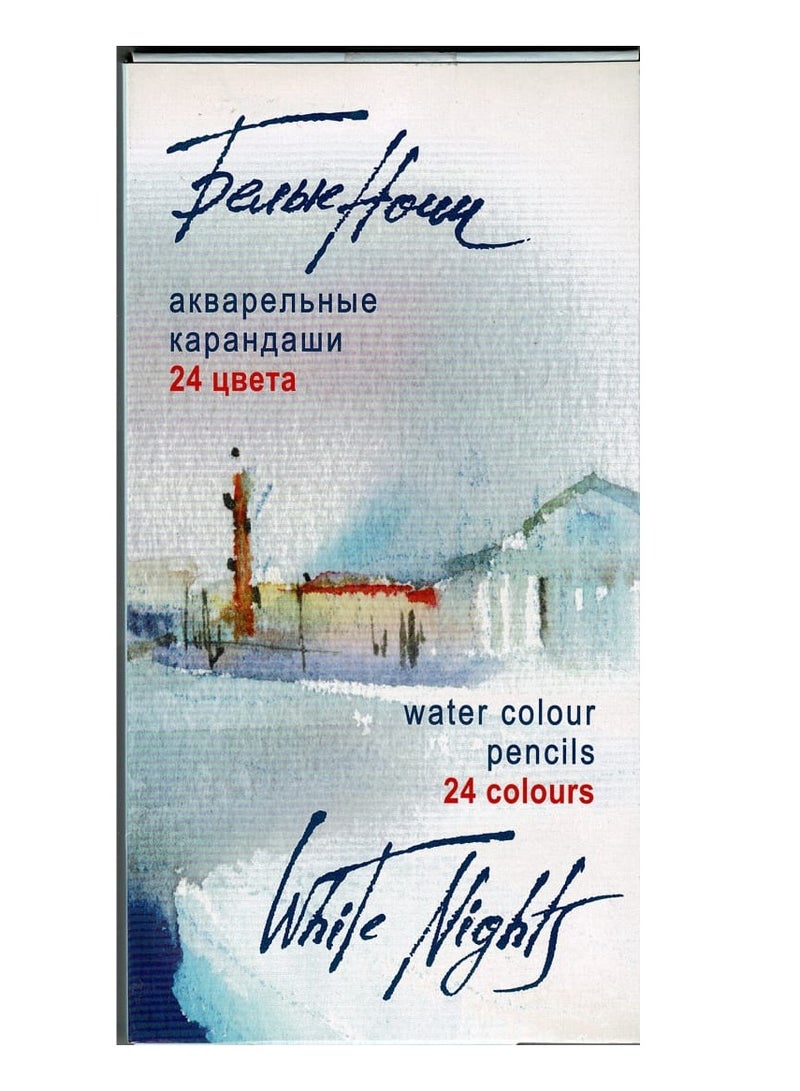 White Nights Watercolor Pencil White Nights w/24 - Image 1