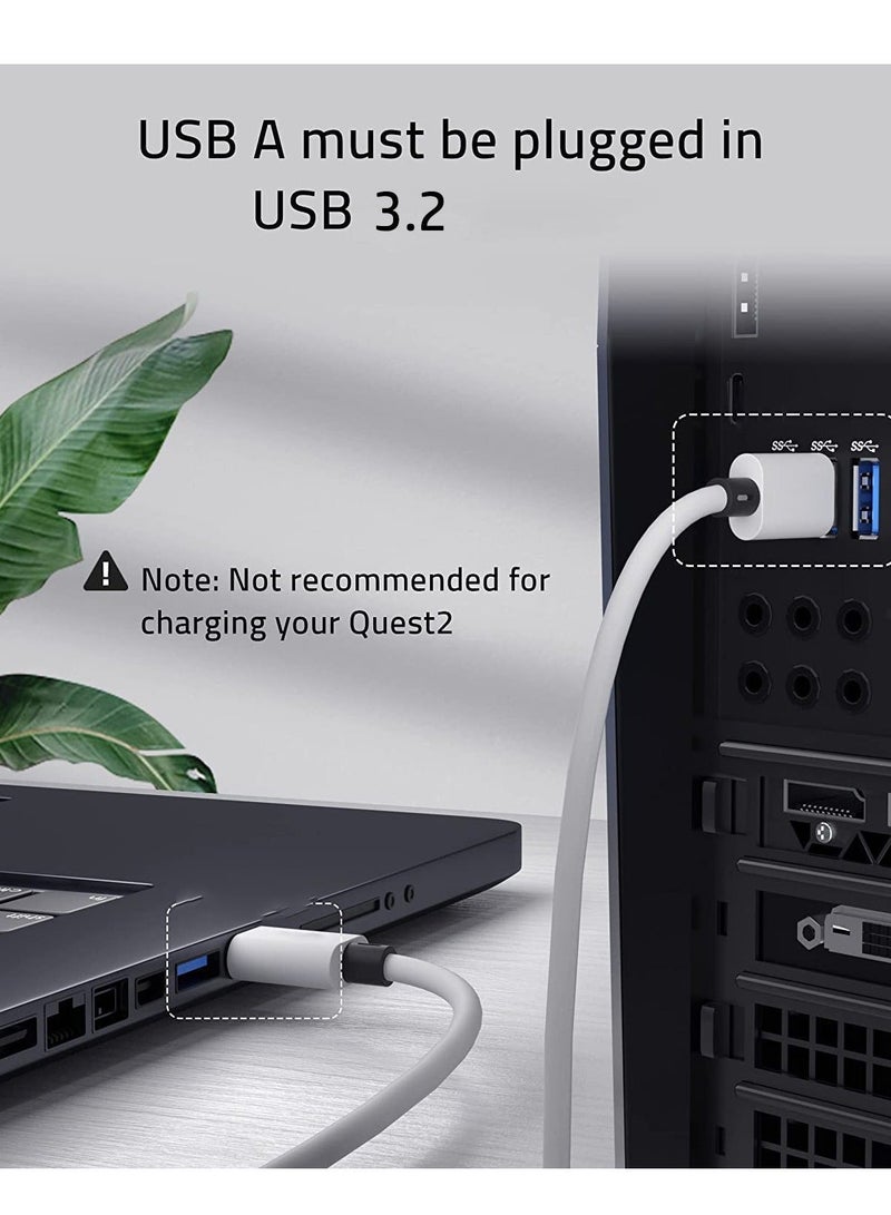 Arabest Link Cable 5 Meters for Oculus Quest 2 Accessories and PC/Steam VR, High Speed PC Data Transfer, USB 3.2 to USB C Cable for VR Headset and Gaming PC - Image 4