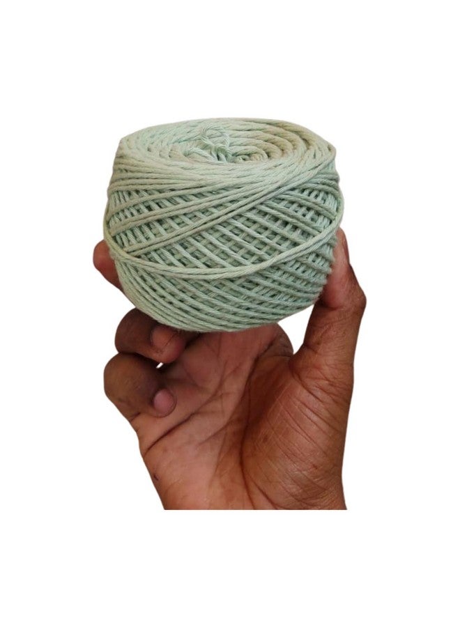 Prapti Handicrafts Prapti handicrafts 8 ply Cotton Yarn Baby Soft Materials for Knitting,Crochet,Macrame,DIY Craft 100 gm Ball - Image 2