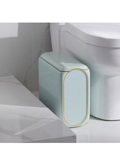 Azelf Azelf Europeanstyle Home Wheel Light Luxury Bedroom Living Room Narrow Slit Trash Bin Bathroom Kitchen Good And Staliysh Look  - Image 2