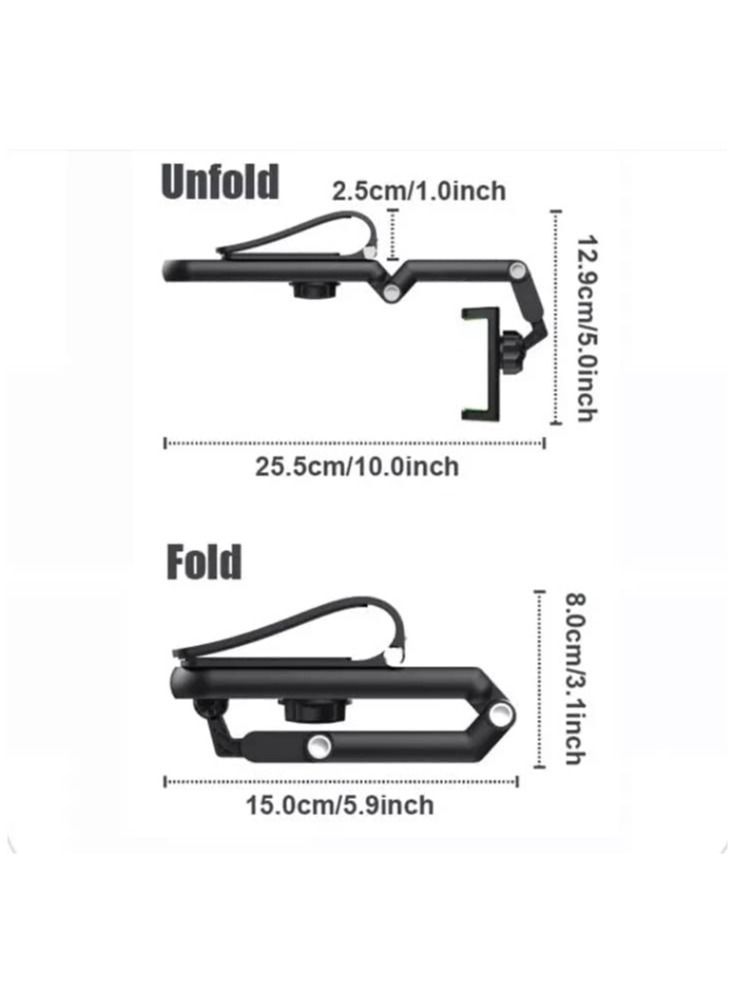 Car Mobile Phone Holder 360 Flexible Rotating Holder for Car Sun Visor│ Mobile Phone Holder for Kitchen │Desk Multipurpose Holder - Image 4