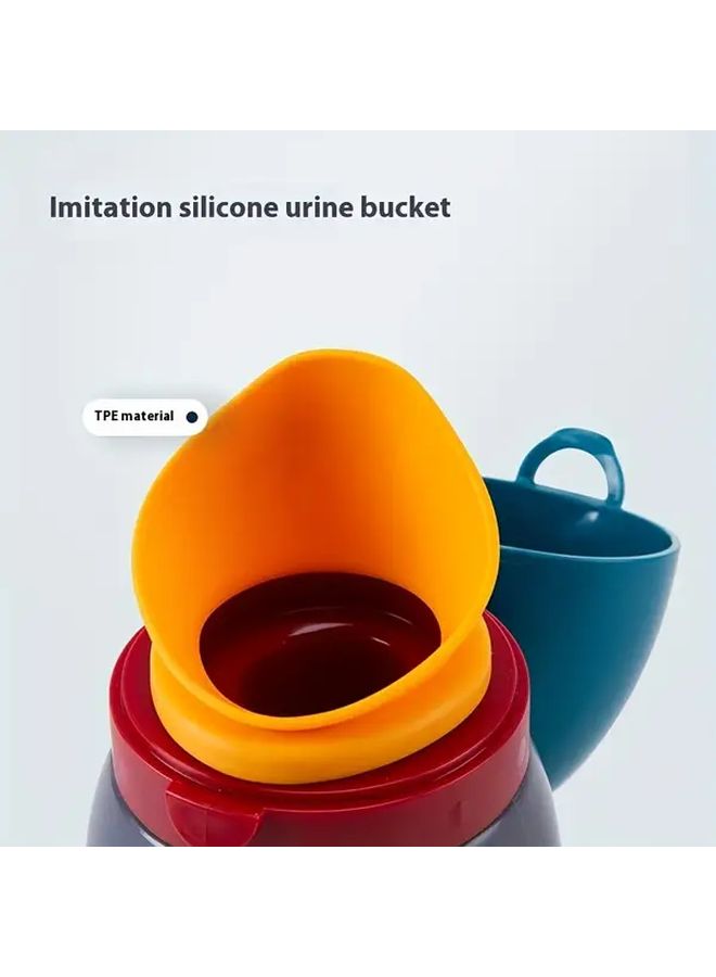Orange Portable Potty Trainer For Boys With Easy Clean Design Travel Urinal - Image 4
