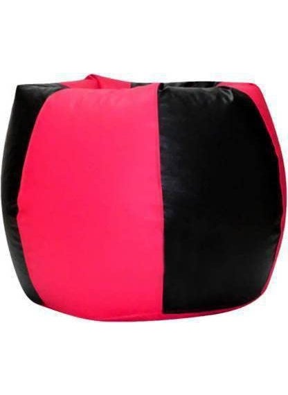 GUNJ GUNJ XXXL Tear Drop Bean Bag Cover Without Beans Black Pink  - Image 3
