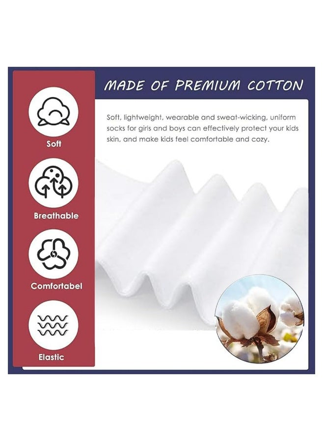 CMGTYYD Women Knee High Socks,3 pairs of Cotton Solid Lightweight Calf Length Stocking,Casual School Uniform Sport Tube Boot Socks,Athletic Long Socks,for Cosplay,Party,Daily Wear Ladies Girls - Image 4