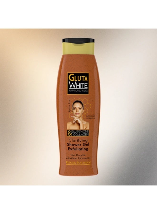 الجلوتا الأبيض مجموعة "غلوتا وايت" (Gluta White) المكونة من 5 قطع – كريم تفتيح الجسم بالجلوتاثيون والكولاجين (275 مل)، لوشن للجسم (250 مل)، سيروم مزدوج (60 مل)، جل استحمام (500 مل) وصابونة. - Image 3