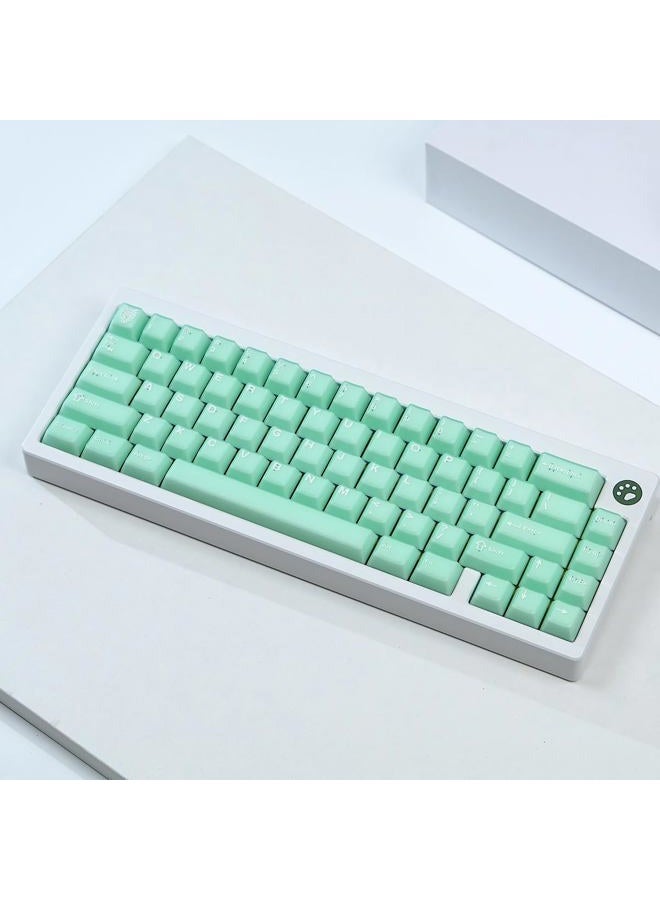 Sumgsn 114 Keys Translucent Keycaps Cherry Profile PBT Doubleshot Green Keycaps Set Fit for 60% 65% 75% Cherry Mx Switches Mechanical Keyboard - Image 3