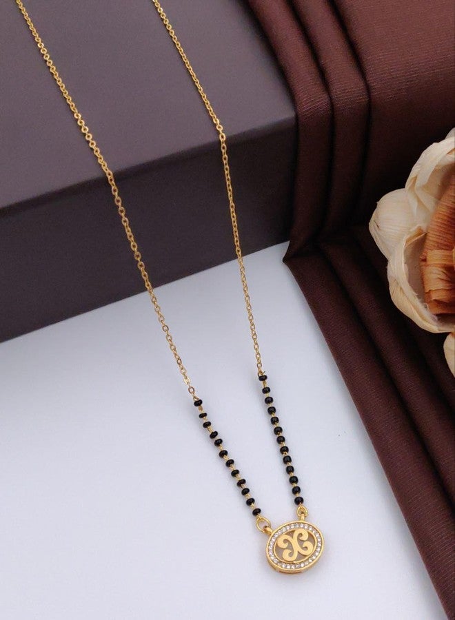 sweeply Elegant Mangalsutra for Women with Black Beads & Stylish Pendant – Daily & Party, Wear Jewelry, Perfect, Gift for Birthday, Wedding, Anniversary, Valentine - Image 2