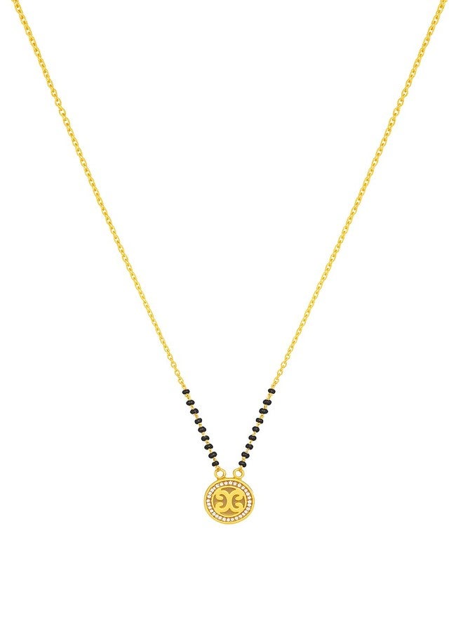 sweeply Elegant Mangalsutra for Women with Black Beads & Stylish Pendant – Daily & Party, Wear Jewelry, Perfect, Gift for Birthday, Wedding, Anniversary, Valentine - Image 1