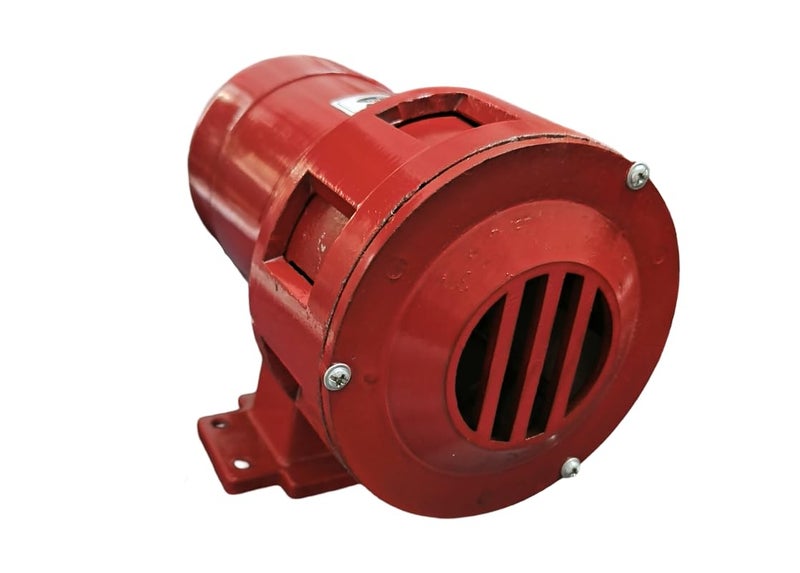 Hanutech Electronic Industrial Siren 220V AC Screw Wind Motor Hooter, Single Phase High-Power Warning Alarm, Sound Range Up to 1KM for Industrial Safety & Emergency Alerts - Image 2
