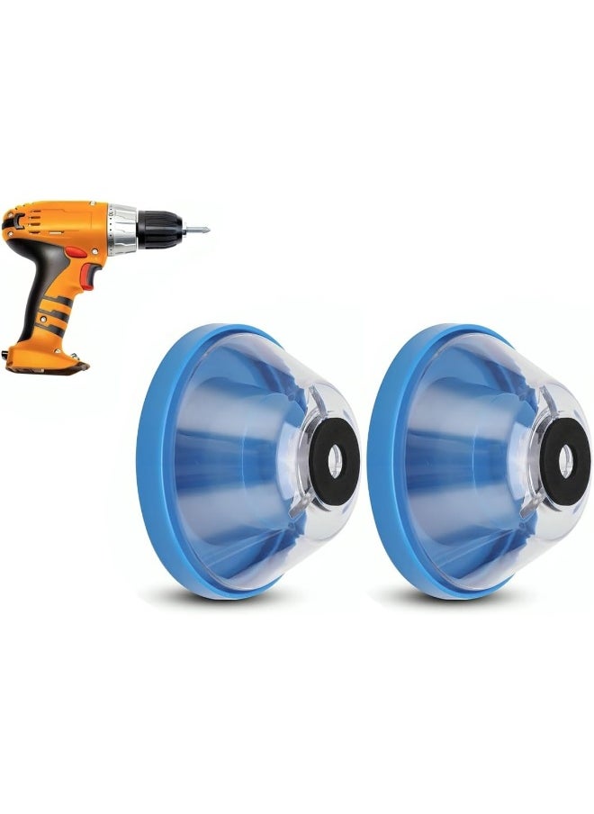 Poaker Reusable Drill Dust Collector Attachment Electric Hammer Drill Dust Cover Dustproof Ash Bowl Accessory For Wood Wall And Home Drilling Projects Pack Of 2  - Image 1