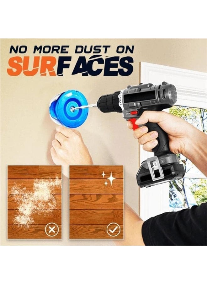 Poaker Reusable Drill Dust Collector Attachment Electric Hammer Drill Dust Cover Dustproof Ash Bowl Accessory For Wood Wall And Home Drilling Projects Pack Of 2  - Image 5