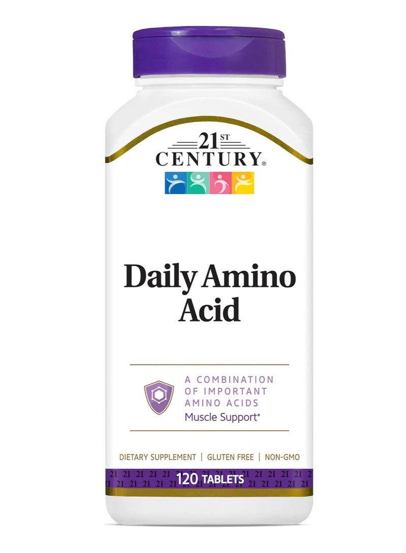 21st Century Daily Amino Acid, 120 Tablets - Image 1
