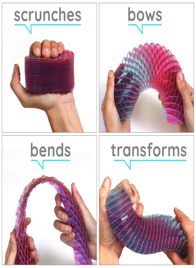 Morf Fidget Sensory Spring Berry - Bendy Elastic Fidget Toy for Kids and Adults, Dynamic Spring Toy with Color Transitions, Perfect for Sensory Play, Calming Stress Relief - Image 3