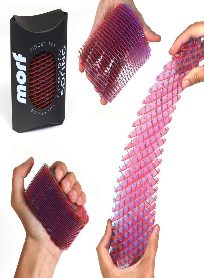 Morf Fidget Sensory Spring Berry - Bendy Elastic Fidget Toy for Kids and Adults, Dynamic Spring Toy with Color Transitions, Perfect for Sensory Play, Calming Stress Relief - Image 1