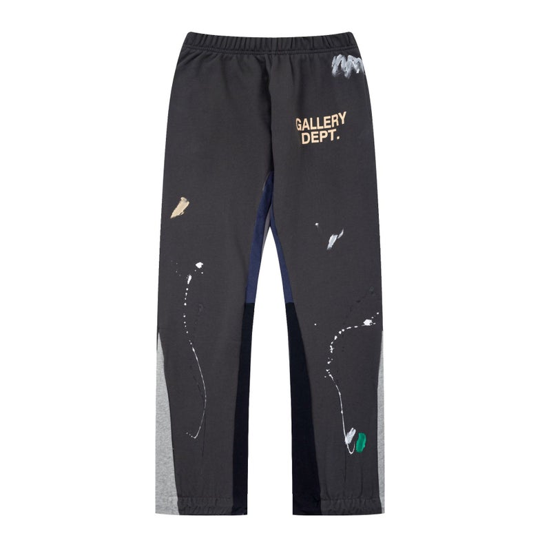 Correct Version Of G D Classic Hand-Painted Splash Ink Graffiti Print Splicing Casual Loose Sweatpants Men'S Casual Pants Women - Image 1