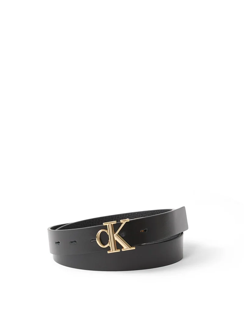 Calvin Klein Jeans Logo Detail Allocated Buckle Hole Belt