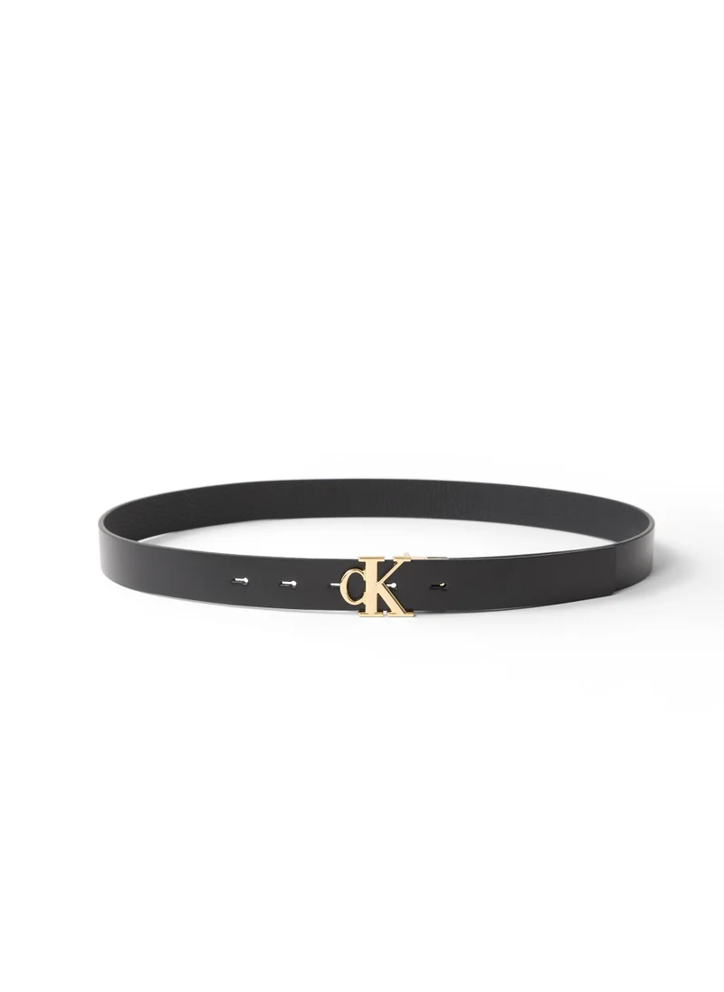 Calvin Klein Jeans Logo Detail Allocated Buckle Hole Belt