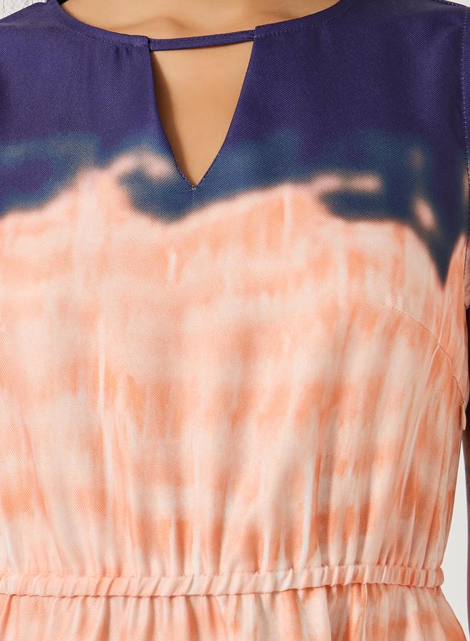 Styli Watercolor Print Dress - Image 5