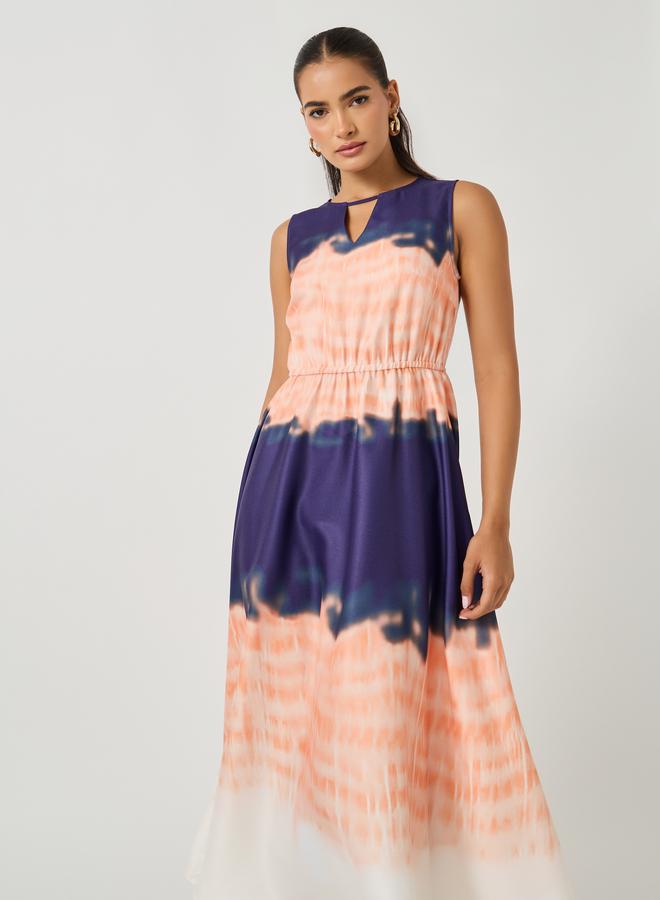 Styli Watercolor Print Dress - Image 4