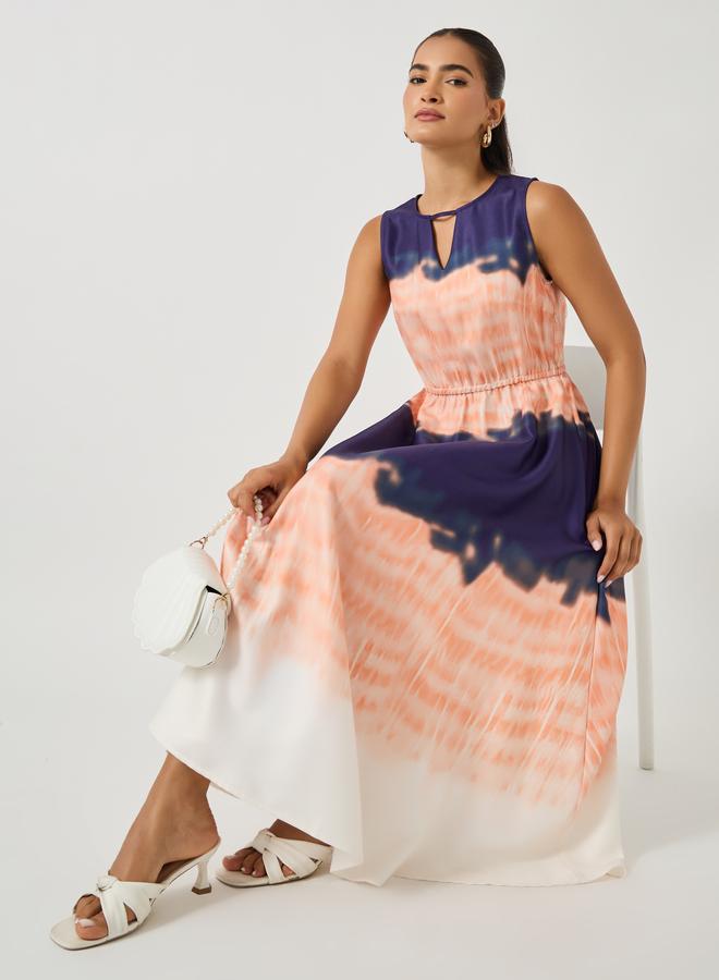 Styli Watercolor Print Dress - Image 1