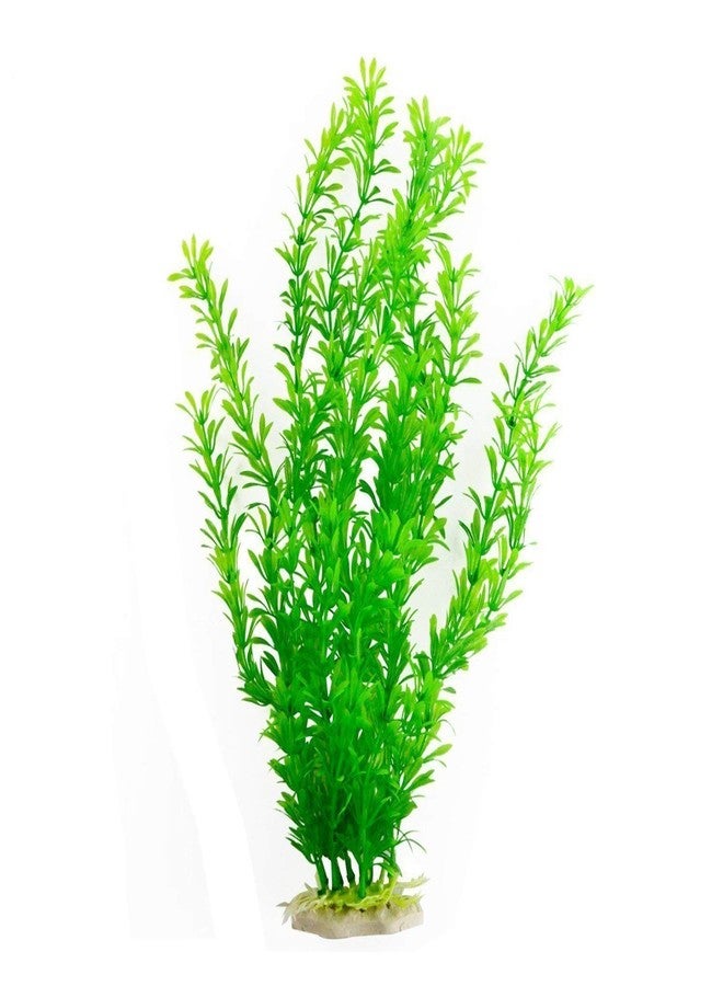 Saim Aquarium Artificial Plastic Plants Emulational Decorative Plant Decor Underwater Plant Fish Tank Ornament 18" Height - Image 1