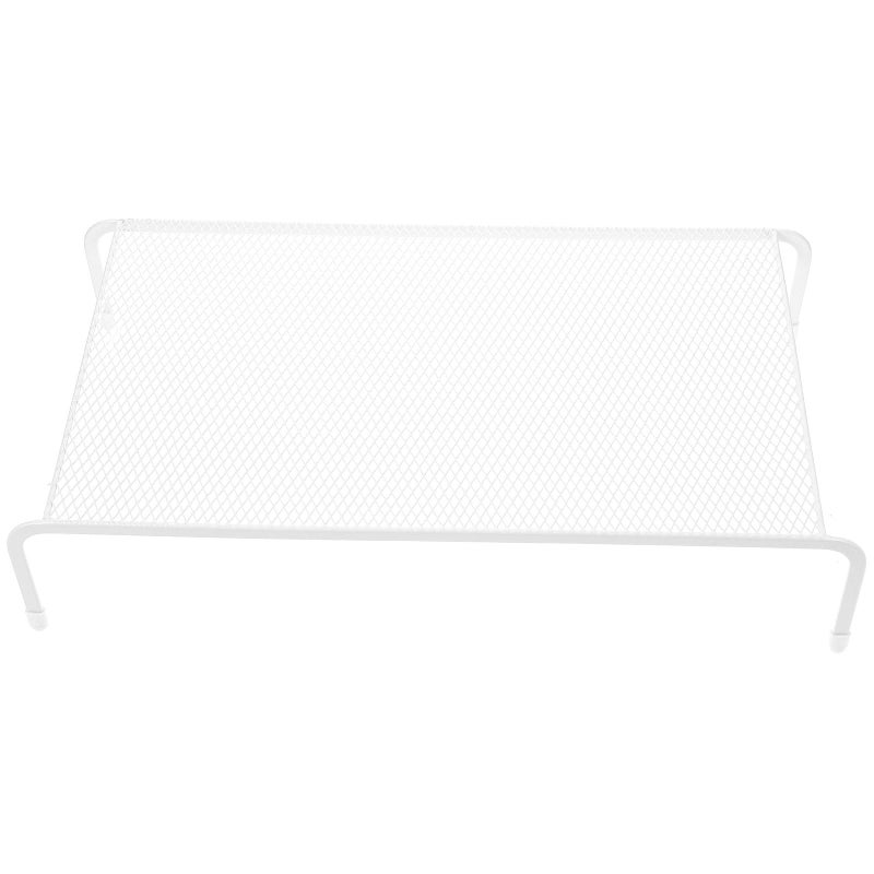 Single Layer Monitor Stand Riser Desktop Shelf Organizer for Office Workspace - Image 2