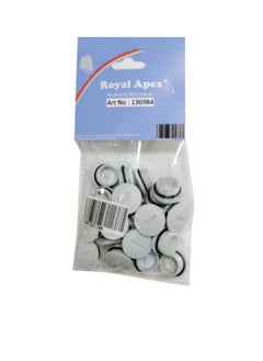 Generic PVC Screw Threaded Plugs Waterproof with O-Ring for Junction Box & Electrical Wiring Etc. Pack of 25 25mm  M25 White  - Image 2