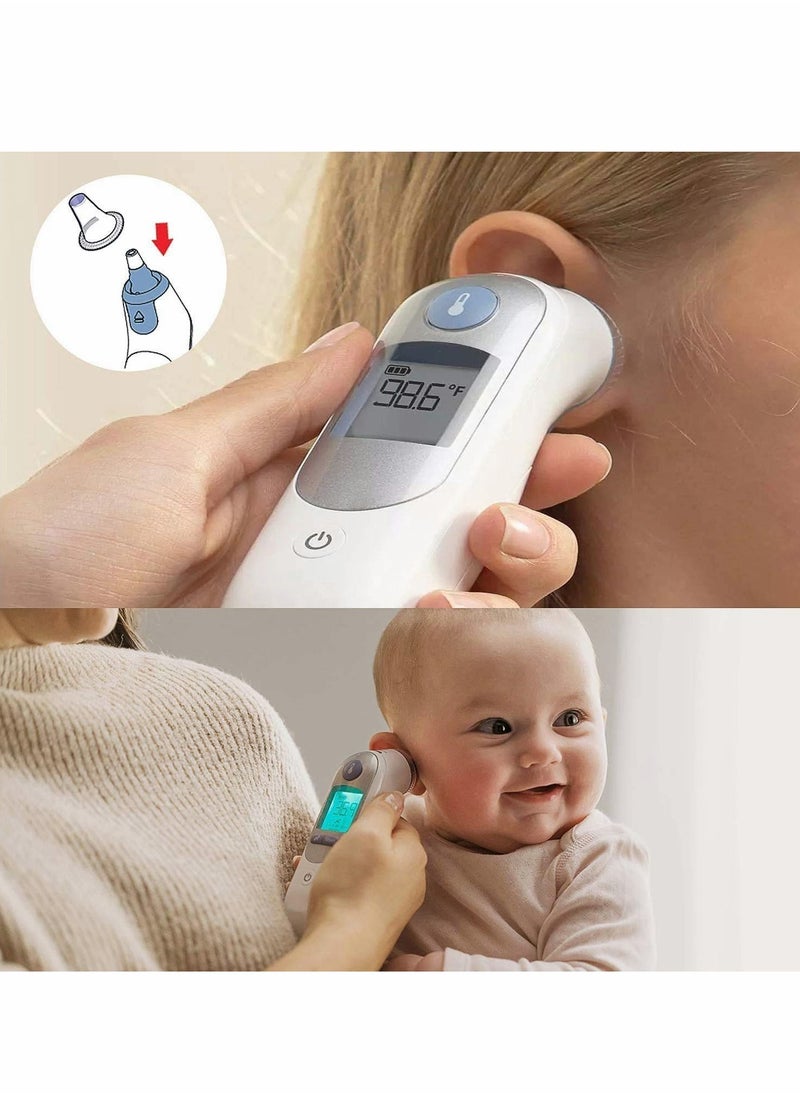 Generic Ear Thermometer Probe Covers, Refill Caps Replacement Lens Filter Thermometer Covers Disposable Refill Caps BPA/Latex Free Clear For All Braun ThermoScan Covers Models, 60PCS  - Image 3