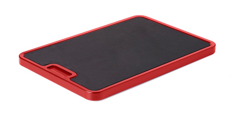 Nifty Small Appliance Rolling Tray Red  Kitchen Caddy Sliding Tray Integrated Rolling System NonSlip Pad Top Sliding Tray for Coffee Maker Stand Mixer Blender Toaster