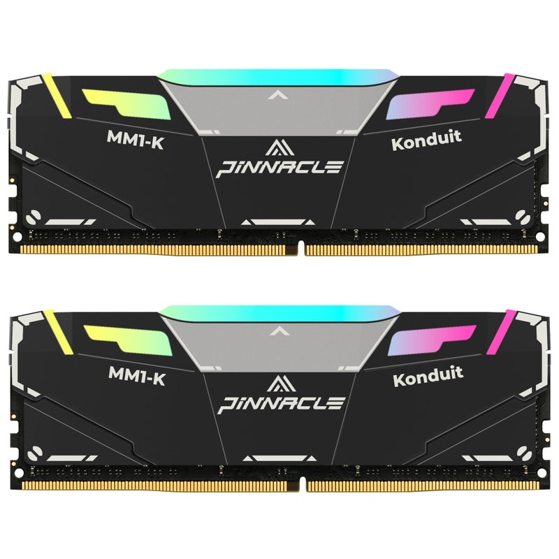 Timetec Pinnacle Konduit RGB 16GB KIT2x8GB DDR4 3200MHz PC425600 CL16181838 XMP20 Overclocking 135V Compatible for AMD and Intel Desktop Gaming PC Memory Module RAM Black - Image 2