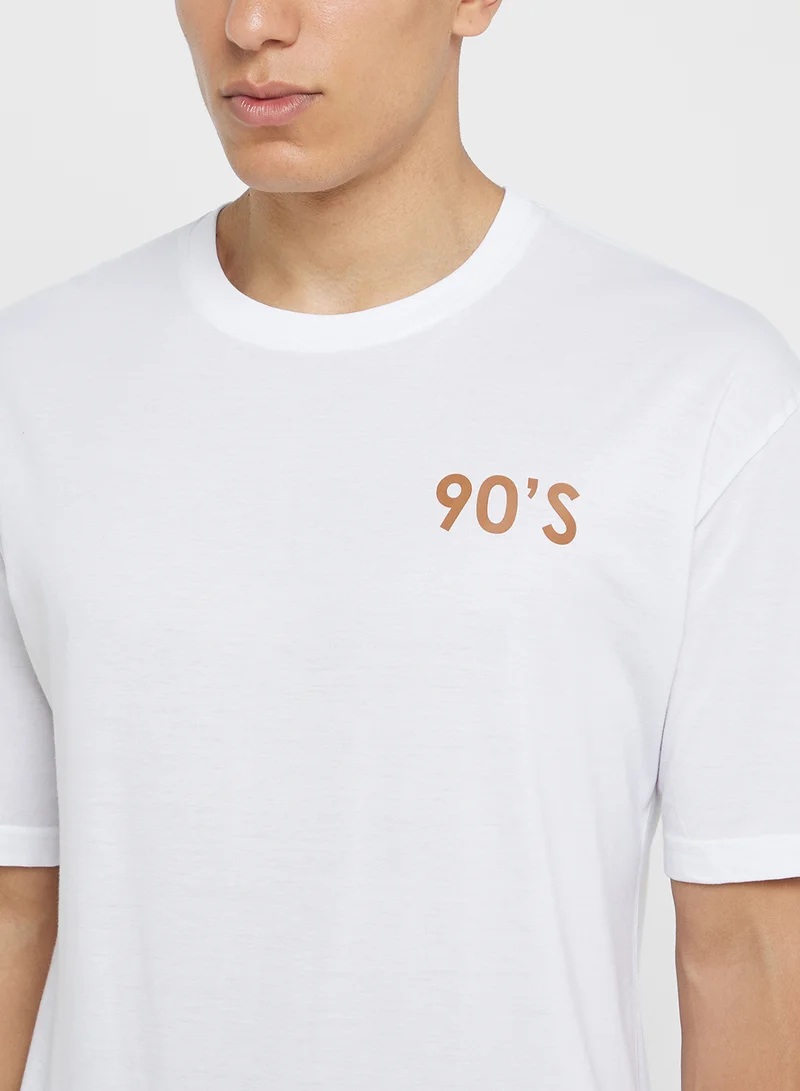 Seventy Five Oversized Crew Neck T-Shirt