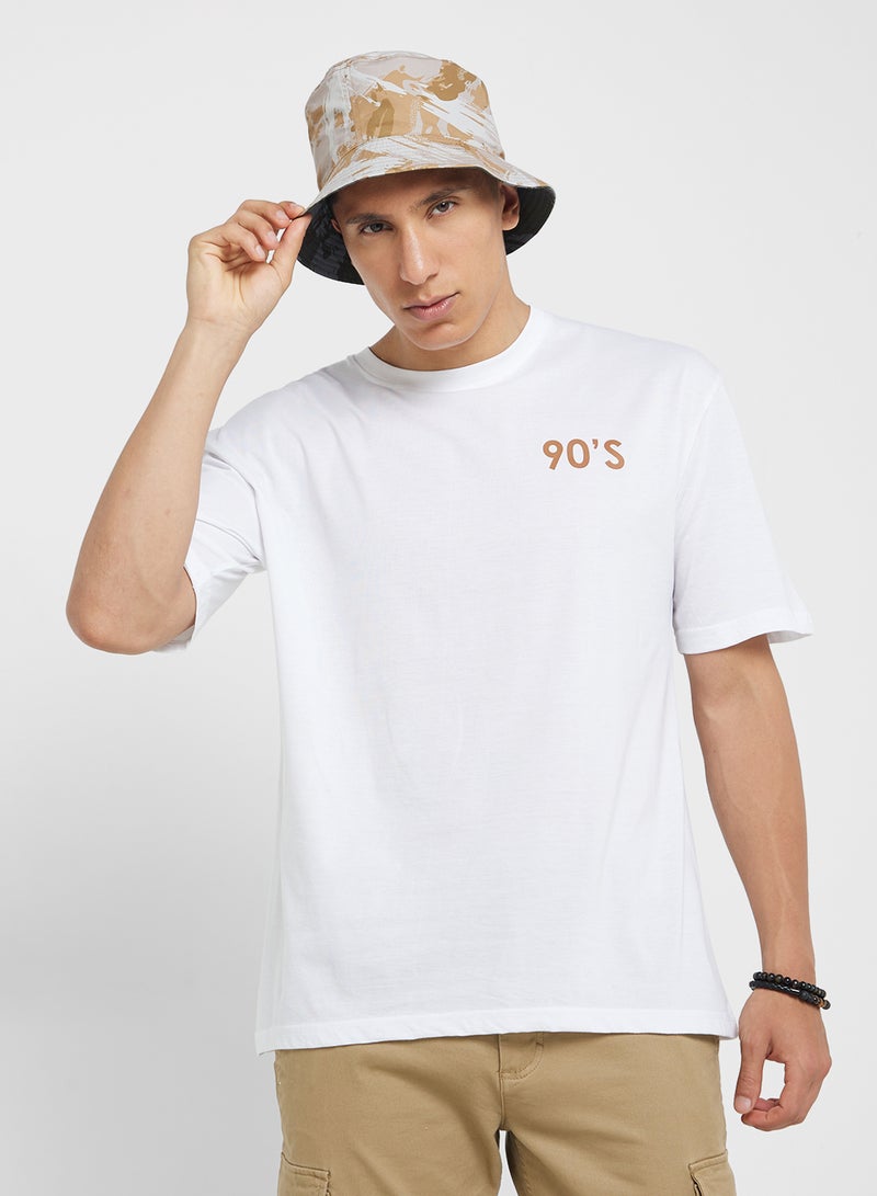 سفنتي فايف تيشيرت أوفر سايز بياقة دائرية - Image 1