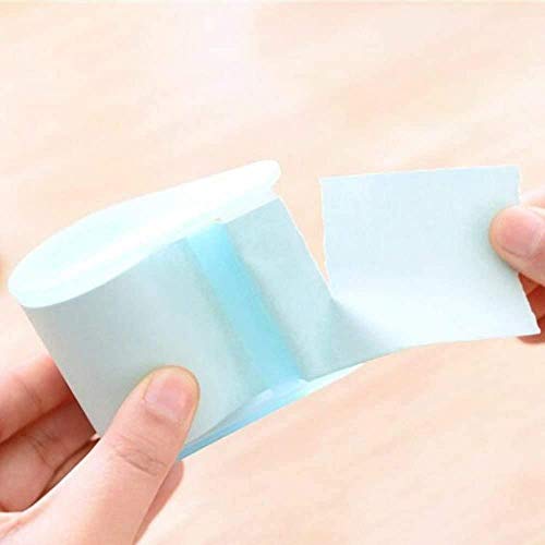 Sourcemall Full Adhesive Roll Sticky Notes, Self-Stick Notes,Width x Length 2 x 300 Inches, 4 Rolls/Pack (Four Colors with Dispensers) - Image 3