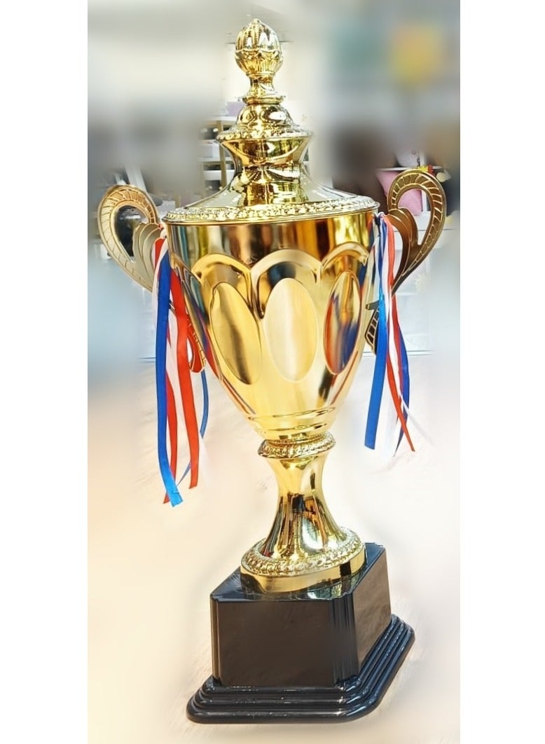 giftex Gold Colour Large Cup Trophy Award, 49cm Height - Image 1