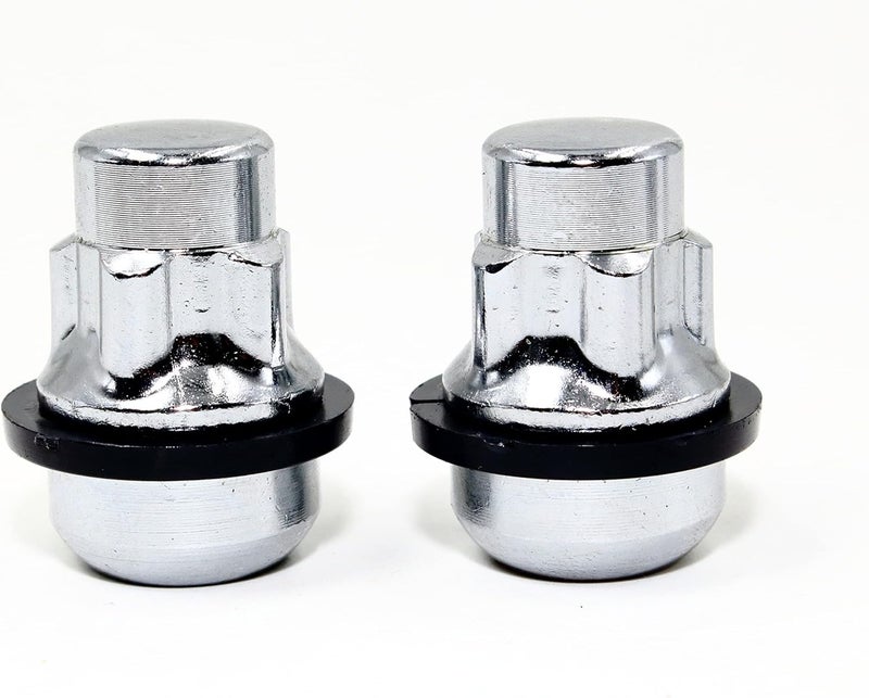 Veritek Performance Set of 4 12x1.5 Chrome Radius Ball Seat Wheel Locks for Honda Acura - Image 2