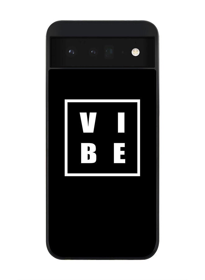 Stylizedd Rugged Black edge case for Google Pixel 6 5G Slim fit Soft Case Flexible Rubber Edges Anti Drop TPU Gel Thin Cover - Vibe - Image 1