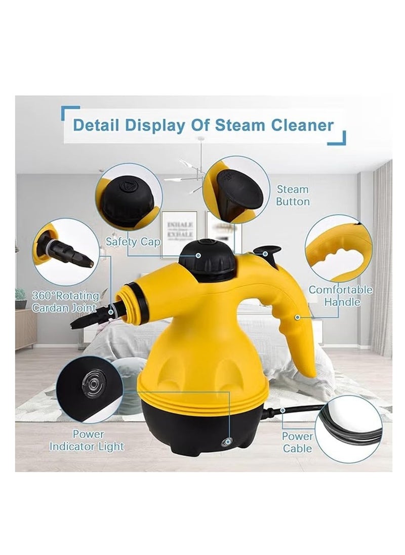 Furtey - 1000W high temperature steam cleaner | 135℃-169℃ high pressure sterilization | 10 accessories with multiple functions | 350ML large capacity | Quick heating in 2 minutes | Deep cleaning for kitchen, bathroom and car - Image 1