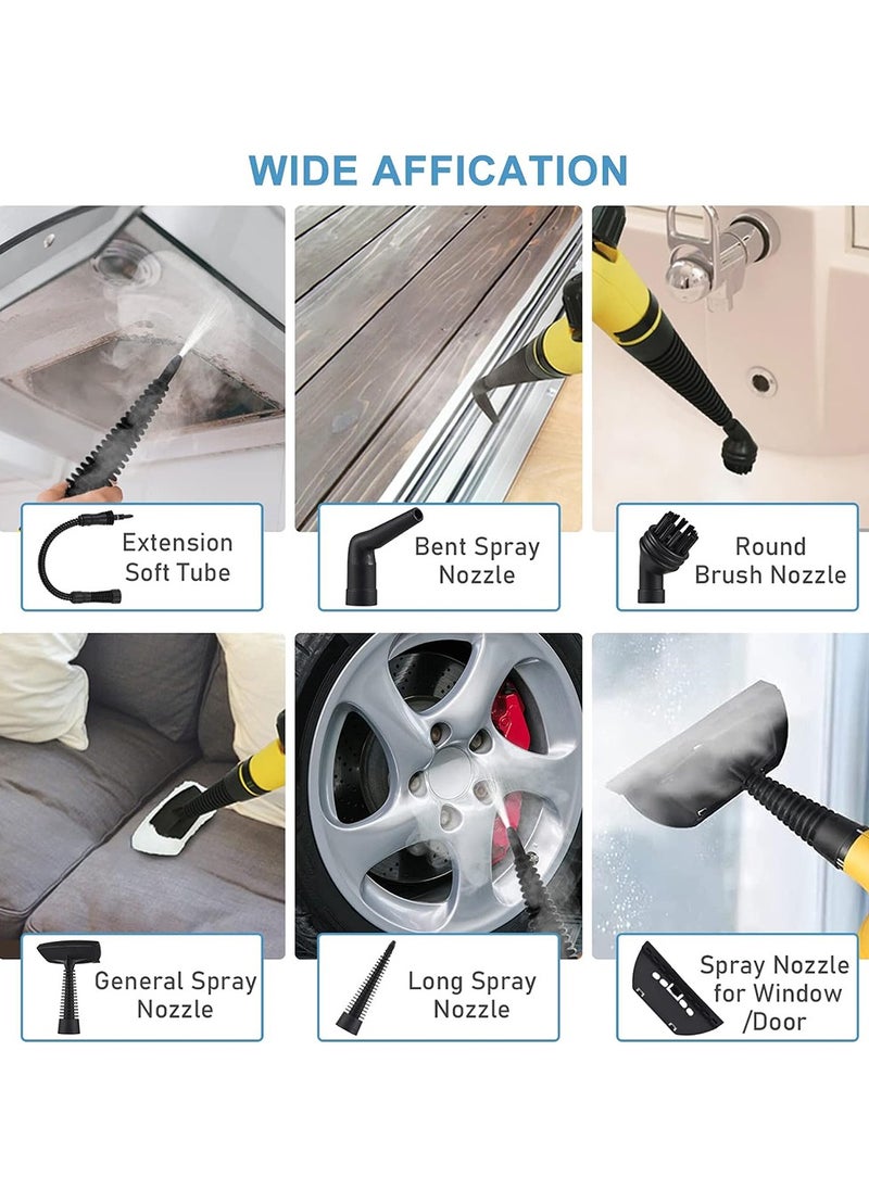 Furtey - 1000W high temperature steam cleaner | 135℃-169℃ high pressure sterilization | 10 accessories with multiple functions | 350ML large capacity | Quick heating in 2 minutes | Deep cleaning for kitchen, bathroom and car - Image 1