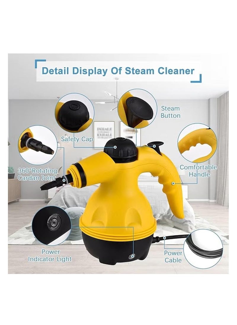 Furtey - 1000W high temperature steam cleaner | 135℃-169℃ high pressure sterilization | 10 accessories with multiple functions | 350ML large capacity | Quick heating in 2 minutes | Deep cleaning for kitchen, bathroom and car - Image 1