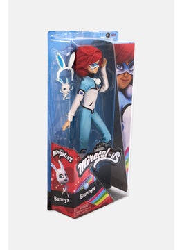 ZAG Heroez Miraculous Ladybug Bunny x Fashion Doll With Fluff Kwami and Bunny Ears Headband, Turquoise  - Image 3