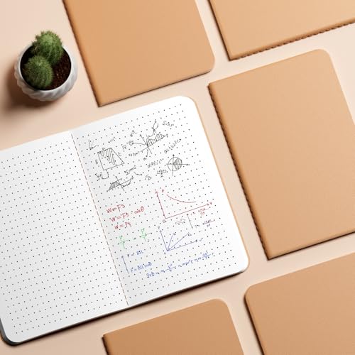 XYark 20 Pack Dot Grid Small Pocket Notebook Journals Bulk with Thick Dotted Paper, 60 Pages, 5.5x3.5 inch, A6 Size, Kraft Cover, Diary Writing Sketchbook Subject Notebooks Planner - Image 3