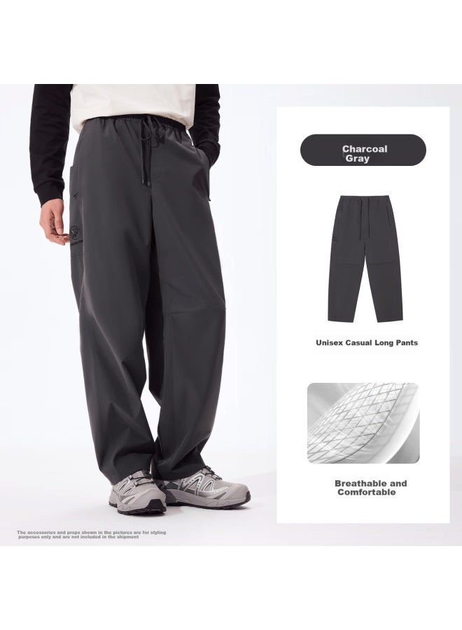 Panda Zhang Yuxi Casual Straight-leg Loose Water-repellent Hiking Sports Pants Uni 9226, S - Image 1