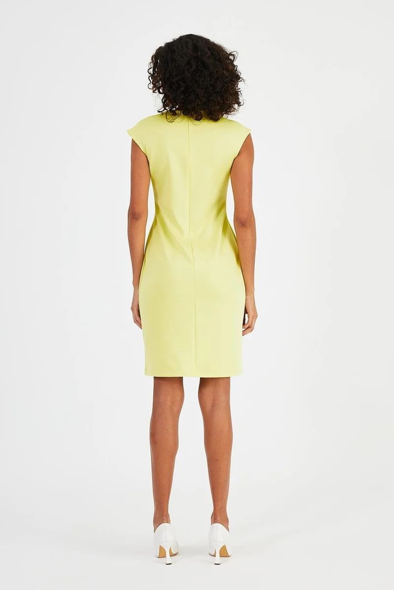 Alexander Gardi V-Neck Sheath Dress