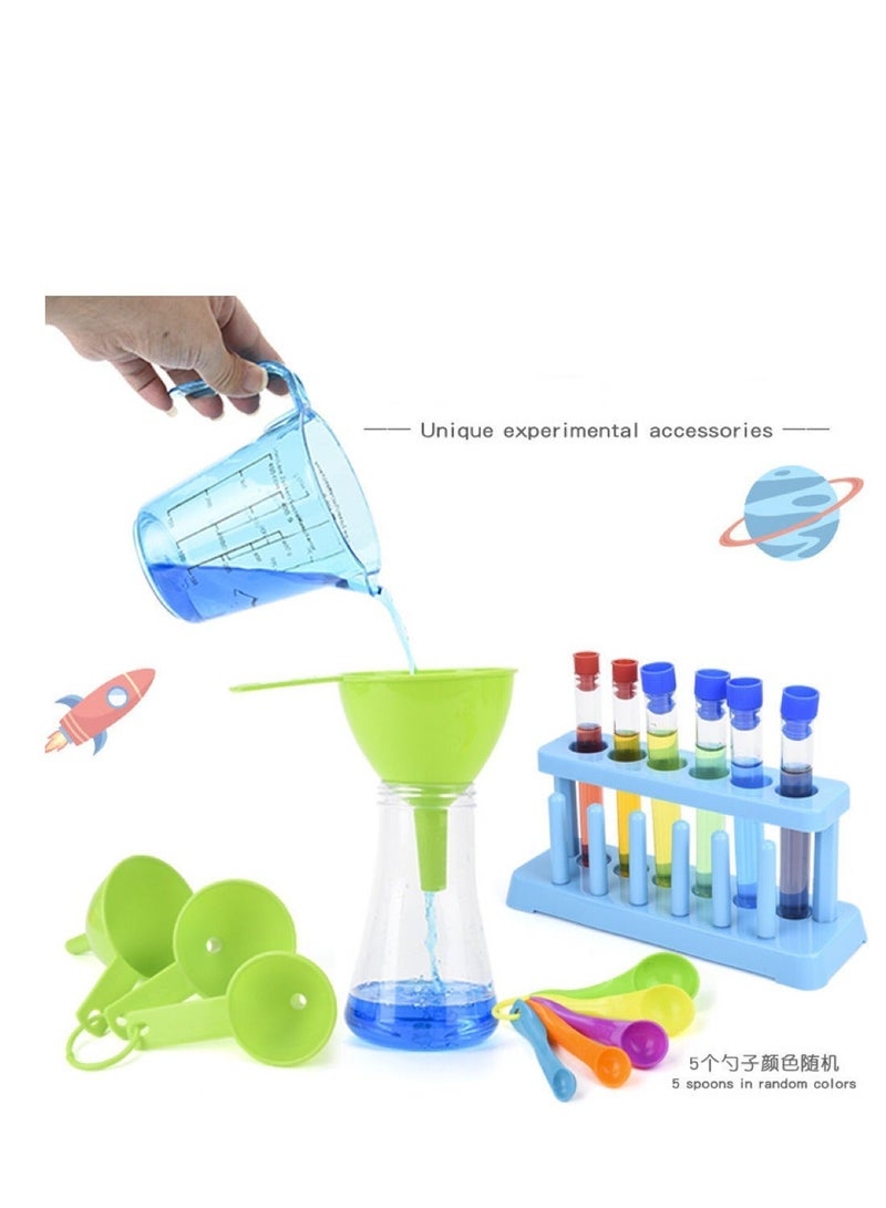 xppier Kids Science Experiment Kit with Goggles Scientist Coat Costume Laboratory Set Scientist Pretend Play Toys Educational Learning Scientific Toys for Party, Scientist Cosplay - Image 4